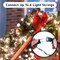 200-Count Clear Christmas Lights with Green Wire - 40 ft Warm White Easter Lights for Indoor and Outdoor Use